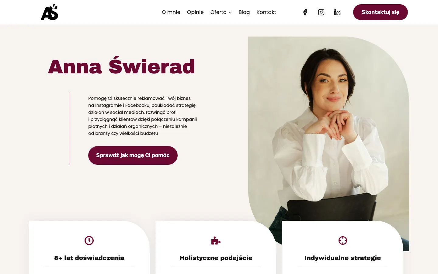 Strona Anny Świerad